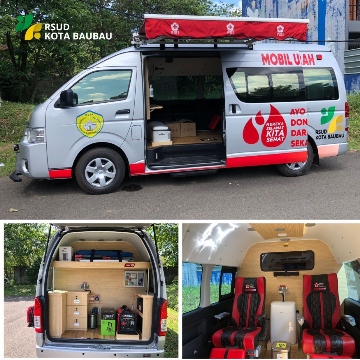 Area lobby utama RSUD Kota Baubau